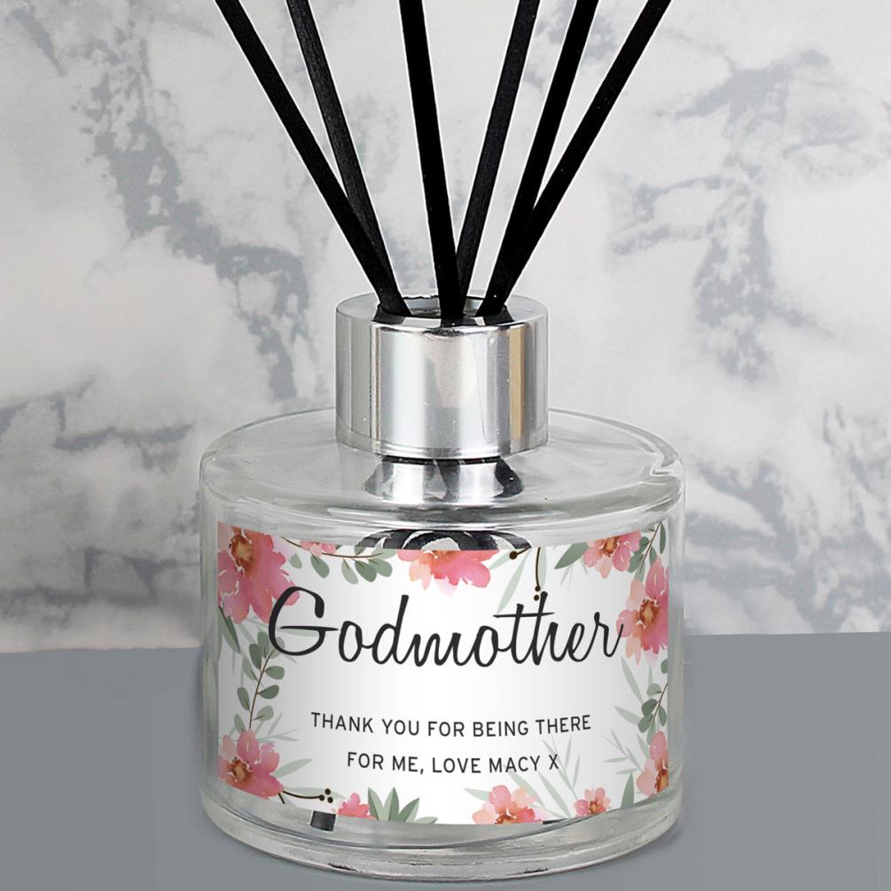 Personalised Floral Sentimental Reed Diffuser Extra Image 2